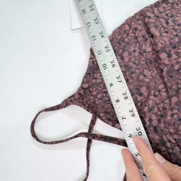 Athleta Swim Top Womens XS Purple Triangle Tankini A-C Camo Flora New - Picture 5 of 8